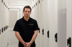 Matt of WebHostingBuzz Datacentre cold aisle