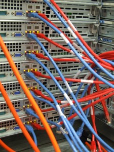 Dedicated server close up