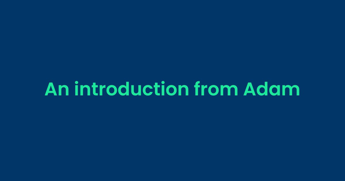 an-introduction-from-adam
